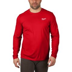  Funktions-T-Shirts Milwaukee Funktions-Shirt WWLSRD-S lang rot 12464704