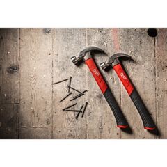  Hämmer und Nageleisen Milwaukee Klauenhammer Fiberglas 570 g 12464423
