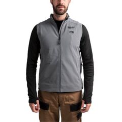  Thermo-Jacken und Pullover Milwaukee 12 V Akku-Heiz-Weste Herren grau Gr. XL grau 12464615