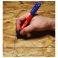  Messen und Markieren Markieren Milwaukee Permanentmarker INKZALL fein, blau 12464484