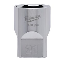  Ratschen- und Steckschlüssel-Sets Milwaukee Steckschlüsseleinsatz 1/2" metrisch, 21 mm 12464307