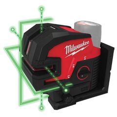  Akkugeräte Laser Milwaukee M12 Kreuzlinienlaser M12 CLL4P-0C 12463549