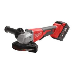  Schleifer 125 mm Milwaukee Akku-Winkelschleifer M18BLSAG125XPD-402X, mit Paddelschalter 125 mm, mit 2 x Akku, Ladegerät, HD-Box 12463530