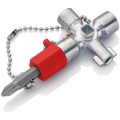  Schaltschrank-Schlüssel für gängige Schränke und Absperrsysteme KNIPEX 00 11 02 Schaltschrank-Schlüssel für gängige Schränke und Absperrsysteme 44 mm 12380308