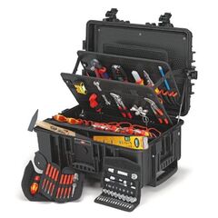  Werkzeugkoffer "Robust45 Move" Elektro leer mit integrierten Rollen und Teleskopgriff KNIPEX 00 21 37 Werkzeugkoffer "Robust45 Move" Elektro 12380992