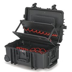  Werkzeugkoffer "Robust45 Move" Elektro leer mit integrierten Rollen und Teleskopgriff KNIPEX 00 21 37 LE Werkzeugkoffer "Robust45 Move" leer 12380993