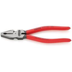  Kraft-Kombizangen KNIPEX 02 01 180 Kraft-Kombizange mit Kunststoff überzogen schwarz atramentiert 180 mm 12381041