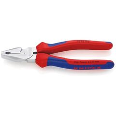  Kraft-Kombizangen KNIPEX 02 05 180 Kraft-Kombizange mit Mehrkomponenten-Hüllen verchromt 180 mm 12381049