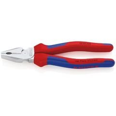  Kraft-Kombizangen KNIPEX 02 05 200 Kraft-Kombizange mit Mehrkomponenten-Hüllen verchromt 200 mm 12381042
