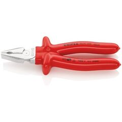  Kraft-Kombizangen KNIPEX 02 07 200 Kraft-Kombizange tauchisoliert, VDE-geprüft verchromt 200 mm 12381043