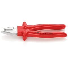  Kraft-Kombizangen KNIPEX 02 07 225 Kraft-Kombizange tauchisoliert, VDE-geprüft verchromt 225 mm 12381046