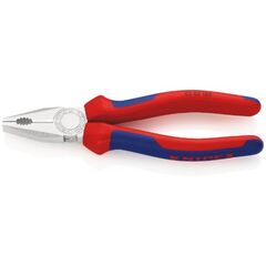  Kombizangen Kombizangen KNIPEX 03 05 180 Kombizange mit Mehrkomponenten-Hüllen verchromt 180 mm 12381018