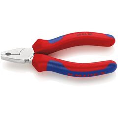  Mini-Kombizange KNIPEX 08 05 110 Mini-Kombizange mit Mehrkomponenten-Hüllen verchromt 110 mm 12381050