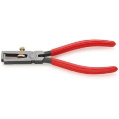  Abisolierzangen universal KNIPEX 11 01 160 Abisolierzange mit Öffnungsfeder, universal mit Kunststoff überzogen schwarz atramentiert 160 mm 12380411
