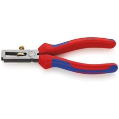 Abisolierzangen universal KNIPEX 11 02 160 Abisolierzange mit Öffnungsfeder, universal mit Mehrkomponenten-Hüllen schwarz atramentiert 160 mm 12380409