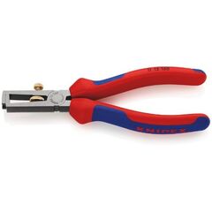  Abisolierzangen universal KNIPEX 11 12 160 Abisolierzange universal mit Mehrkomponenten-Hüllen schwarz atramentiert 160 mm 12380414