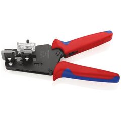  Präzisions-Abisolierzangen mit Formmessern KNIPEX 12 12 11 Präzisions-Abisolierzange mit Formmessern mit Mehrkomponenten-Hüllen brüniert 195 mm 12380331