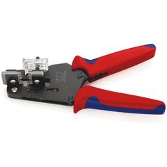  Präzisions-Abisolierzangen mit Formmessern KNIPEX 12 12 12 Präzisions-Abisolierzange mit Formmessern mit Mehrkomponenten-Hüllen brüniert 195 mm 12380335