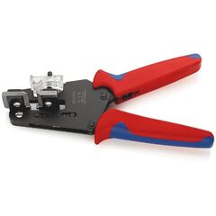  Präzisions-Abisolierzangen mit Formmessern KNIPEX 12 12 14 Präzisions-Abisolierzange mit Formmessern mit Mehrkomponenten-Hüllen brüniert 195 mm 12380336