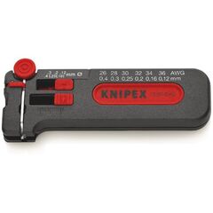 Mini-Abisolierwerkzeug KNIPEX 12 80 040 SB Mini-Abisolierwerkzeug  100 mm 12380356
