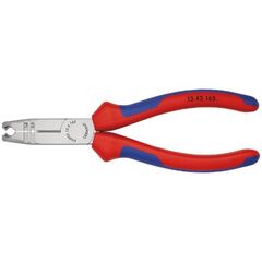  Abmantelungszangen KNIPEX 13 42 165 Abmantelungszange mit Mehrkomponenten-Hüllen schwarz atramentiert 165 mm 12380363