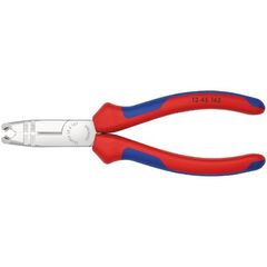  Abmantelungszangen KNIPEX 13 45 165 Abmantelungszange mit Mehrkomponenten-Hüllen verchromt 165 mm 12380365