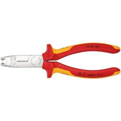  Abmantelungszangen KNIPEX 13 46 165 Abmantelungszange isoliert mit Mehrkomponenten-Hüllen, VDE-geprüft verchromt 165 mm 12380364