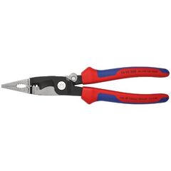  Elektro-Installationszangen KNIPEX 13 92 200 Elektro-Installationszange mit Mehrkomponenten-Hüllen schwarz atramentiert 200 mm 12380316