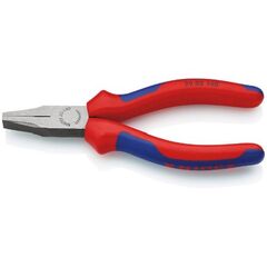  Flachzangen KNIPEX 20 02 140 Flachzange mit Mehrkomponenten-Hüllen schwarz atramentiert 140 mm 12380819