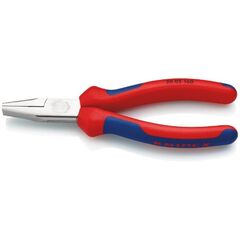  Flachzangen KNIPEX 20 05 160 Flachzange mit Mehrkomponenten-Hüllen verchromt 160 mm 12380815