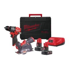  M12 Milwaukee M12 Powerpack M12 FPP2G2-402X: Akku-Schlagbohrschrauber, Akku-Multimaterialschneider, 2x Akku 4 Ah, Ladegerät, HD Box 12463416