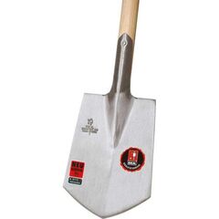  IDEAL-Spaten Geestemünder Form, feinpoliertes Blatt IDEAL-Spaten Geestemünder Form, feinpoliertes Blatt mit Eschen-T-Stiel 85 cm 12380102