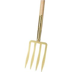  Idealspaten Gabeln IDEAL-Spatengabel, Lanzenzinken, gold, schwer, Schienenzwinge 12379790