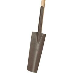  IDEAL-Drainierspaten, gestrahltes Blatt IDEAL Drainierspaten mit Bügeltritt, gestrahltes Blatt mit Eschen-T-Stiel 85 cm 12380088