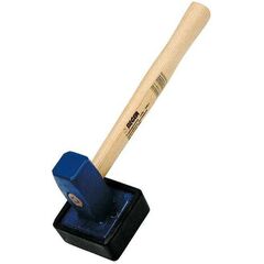  Hebe- und Verlegewerkzeuge SIEGER-Plattenlegerhammer, eckig, 1,5 kg eckig mit Stiel 12379894