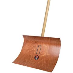  IDEAL-Schneeräumer, kunstharzgebundenes Preßholz, leicht, nässeunempflindlich, salzbeständig IDEAL-Schneeräumer 350x550, kunstharzgebundenes Preßholz mit Buchen-Langstiel 12380038