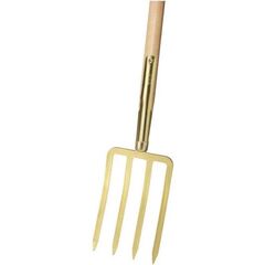  Idealspaten Gabeln IDEAL-Spatengabel, Bajonettzinken, gold, schwer, Schienenzwinge 12379784