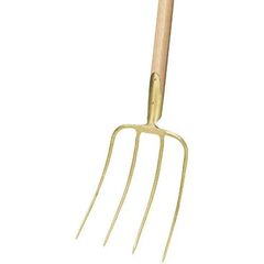  Idealspaten Gabeln IDEAL-Dunggabel, gold, Federdülle, Nordstellung, Eschen-Langstiel 130 cm 12379780
