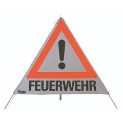  Warnpyramiden NESTLE Warnpyramide 70cm WAPY 70R, schweres Gest. mit Federmech. 12385301