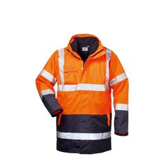  Bekleidung Jacken Safestyle *TRAVIS* 4-IN-1 WARNSCHUTZPARKA ORANGE/MARINE Gr.  6-XXXXL (70/72) 12392449