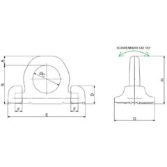  Anschlagringböcke (mit LC gestempelt) CARTEC® Anschlagringbock, Schweißausführung, GK10, 13400 daN 12403053