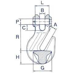 Verkürzungselemente Verkürzungshaken mit Gabelkopf CARTEC® Verkürzungshaken(Gabelkopf), GK8, 20 mm 12401391