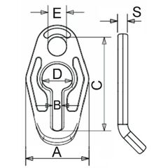  Verkürzungselemente Verkürzungsklauen CARTEC® Verkürzungsklaue, GK6, Edelstahl, 8 mm 12402998