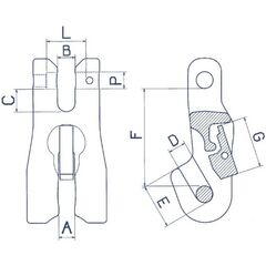  Verkürzungselemente Verkürzungsklauen, mit Sicherung CARTEC® Verkürzungsklaue(Gabelkopf und Sicherung), GK8, 6 mm 12401369