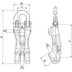  Verkürzungsklauen mit Kuppelanschluss, mit Sicherung CARTEC® Verkürzungsklaue(Kuppelanschluss und Sicherung), GK10, 7 mm 12402720