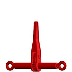  Ratschenlastpanner (mit Ausdrehsicherung) mit 2 Ösen, mit kurzem Hebel McBULL® Ratschenlastspanner(Ösen, kurzer Hebel), GK8, 10 mm 12401476