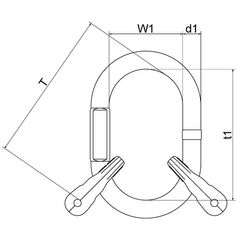  Aufhängeköpfe mit Ringgabel, für 2-strängig Aufhängering mit 2 Ringgabel, GK8, A13 12401272