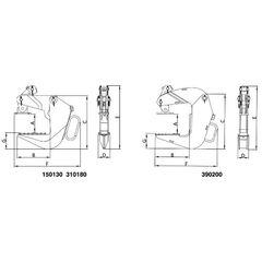  Schachtrohrgreifer McBULL® Schachtrohrgreifer, 3 t, 90-200 mm 12398705