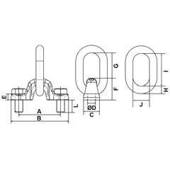  Transportringe CARTEC® Transportring, Schraubausführung, GK10, M20, 4000 kg (90°)/4000 kg (0°) 12403095