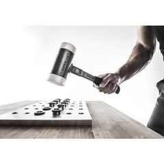  SUPERCRAFT-Schonhämmer ‒ mit bruchsicherem Stahlrohrstiel und ergonomisch geformtem, rutschsicherem Griff SUPERCRAFT-Schonhammer, rückschlagfrei, 
mit bruchsicherem Stahlrohrstiel,
Ø 25,
Nylon 12404344